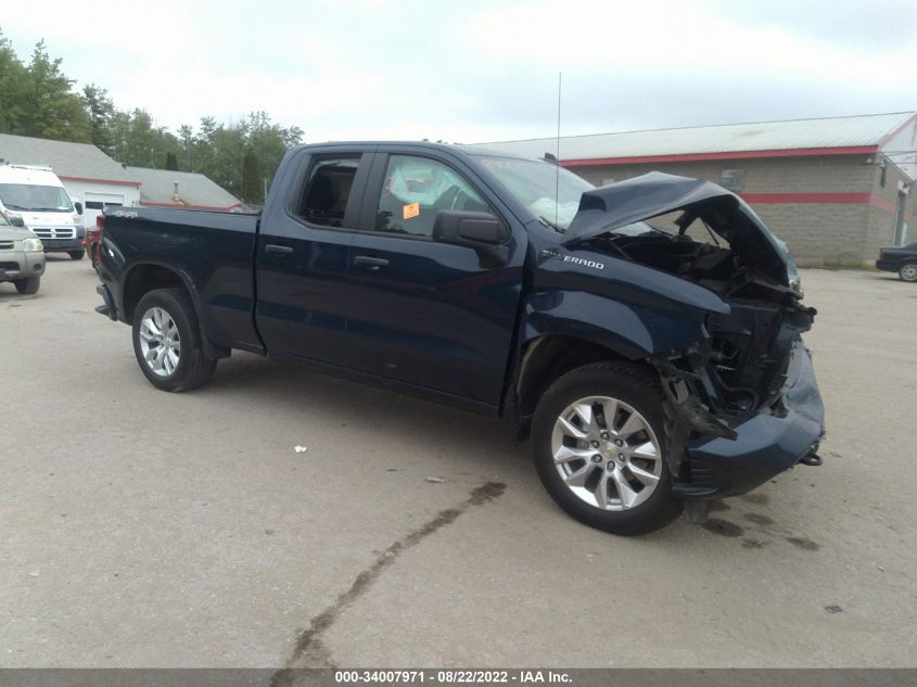 2021 CHEVROLET SILVERADO 1500 CUSTOM VIN: 1GCRYBEF7MZ110778