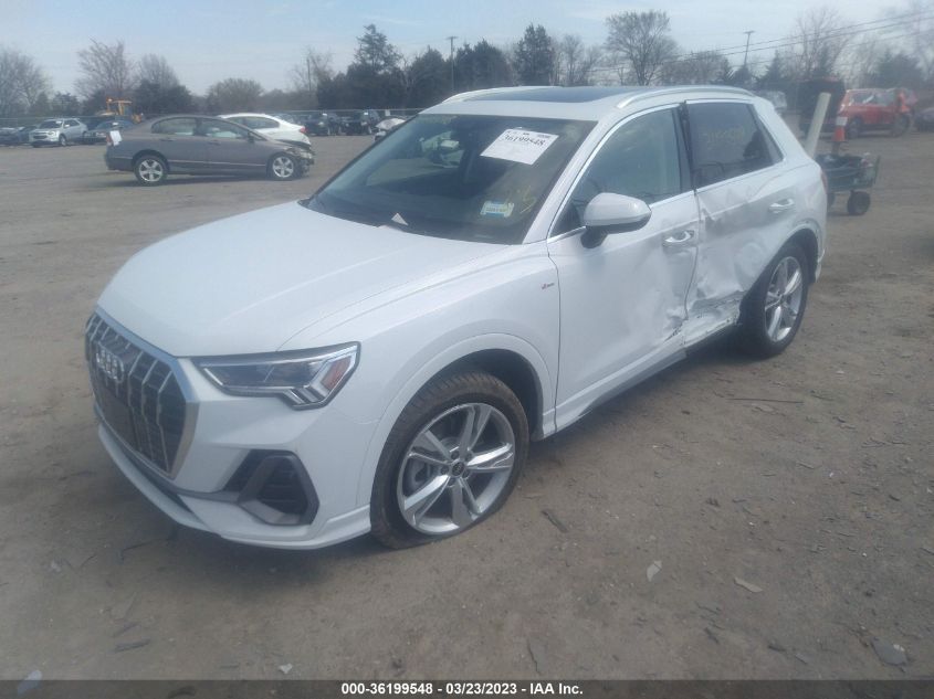 2022 AUDI Q3 S LINE PREMIUM PLUS VIN: WA1EECF32N1018733