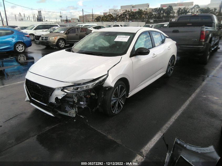 2022 NISSAN SENTRA SR VIN: 3N1AB8DV0NY287987
