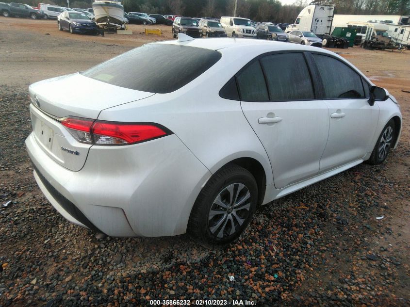 2022 TOYOTA COROLLA HYBRID LE VIN: JTDEAMDE4N3003683