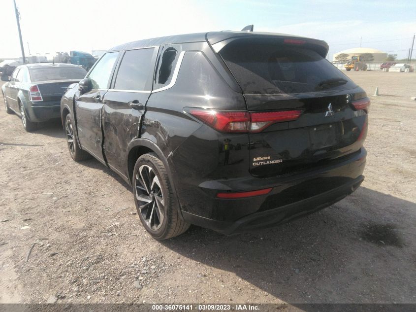 2022 MITSUBISHI OUTLANDER ES VIN: JA4J3TA89NZ032069