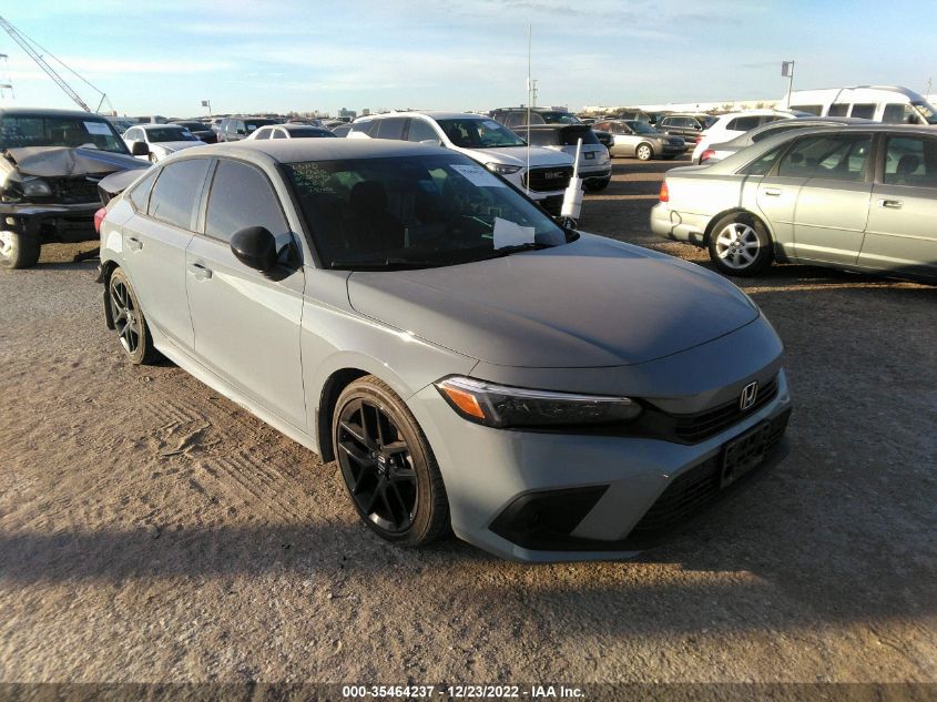 2022 HONDA CIVIC SEDAN SPORT VIN: 2HGFE2F5XNH502707