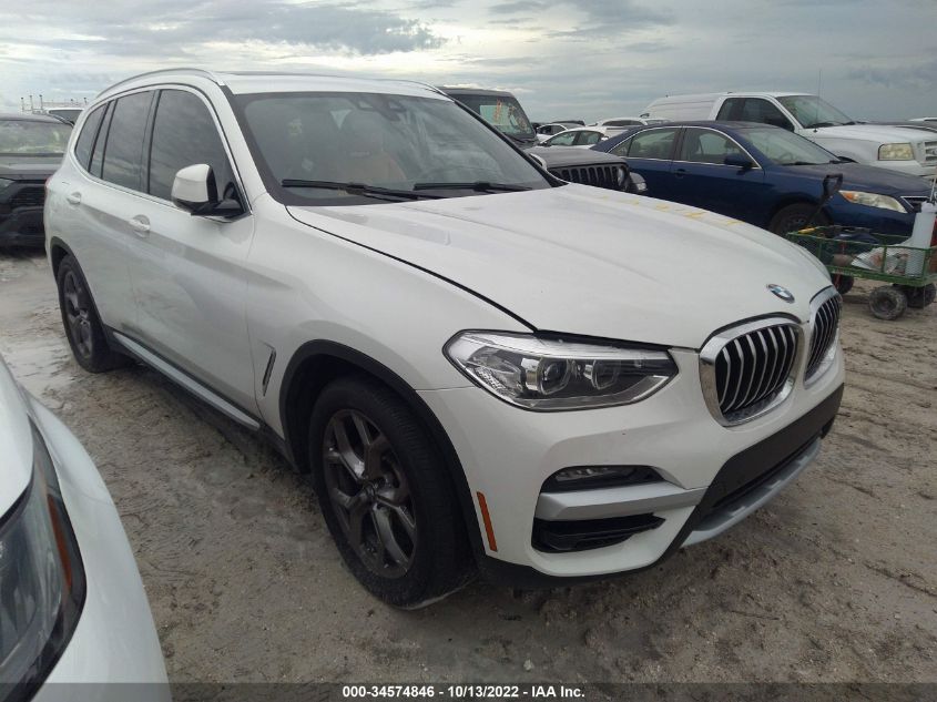 2021 BMW X3 SDRIVE30I VIN: 5UXTY3C0XM9F71601