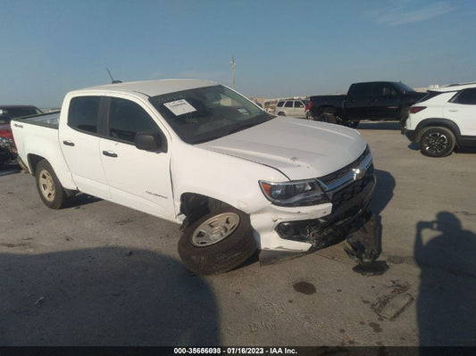 2022 CHEVROLET COLORADO 4WD WORK TRUCK VIN: 1GCGTBEN6N1183718