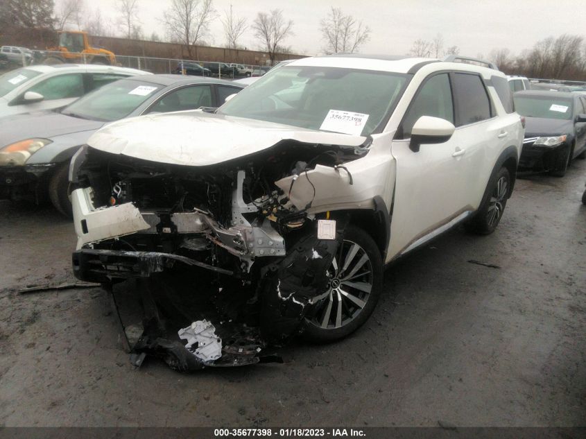 2022 NISSAN PATHFINDER PLATINUM VIN: 5N1DR3DK2NC265976