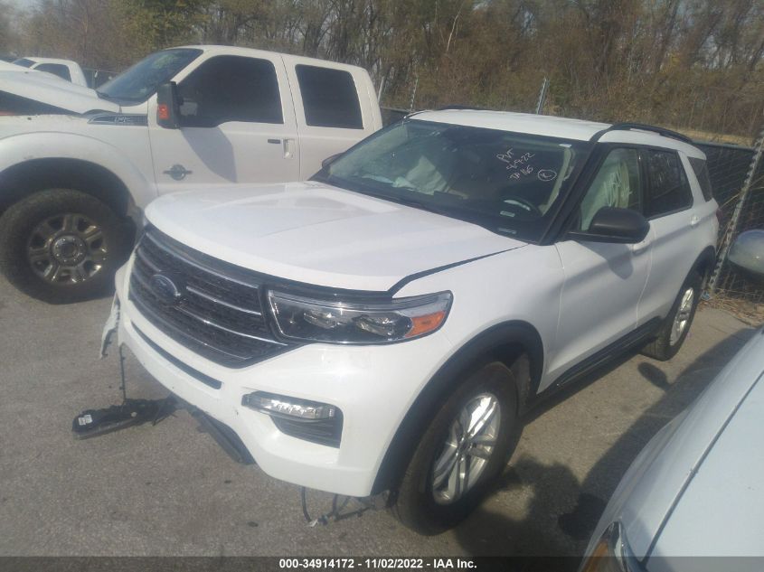 2022 FORD EXPLORER XLT VIN: 1FMSK8DH3NGA52038