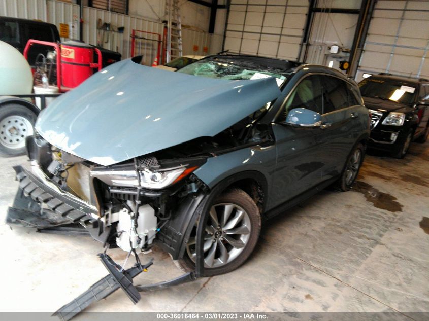 2022 INFINITI QX50 LUXE VIN: 3PCAJ5BB9NF119168