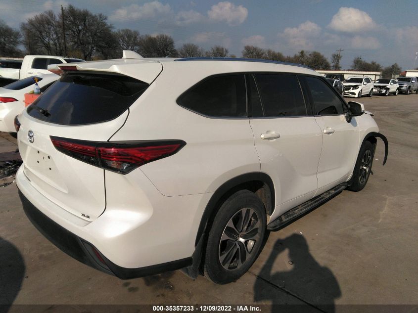 2020 TOYOTA HIGHLANDER XLE VIN: 5TDGZRAH8LS513124