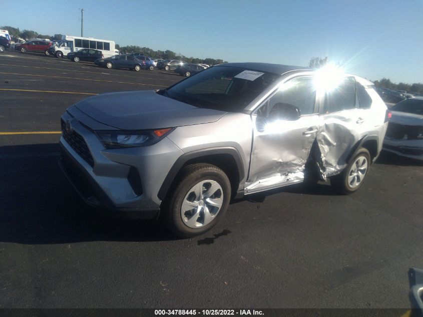 2022 TOYOTA RAV4 LE VIN: 2T3H1RFV8NC199780