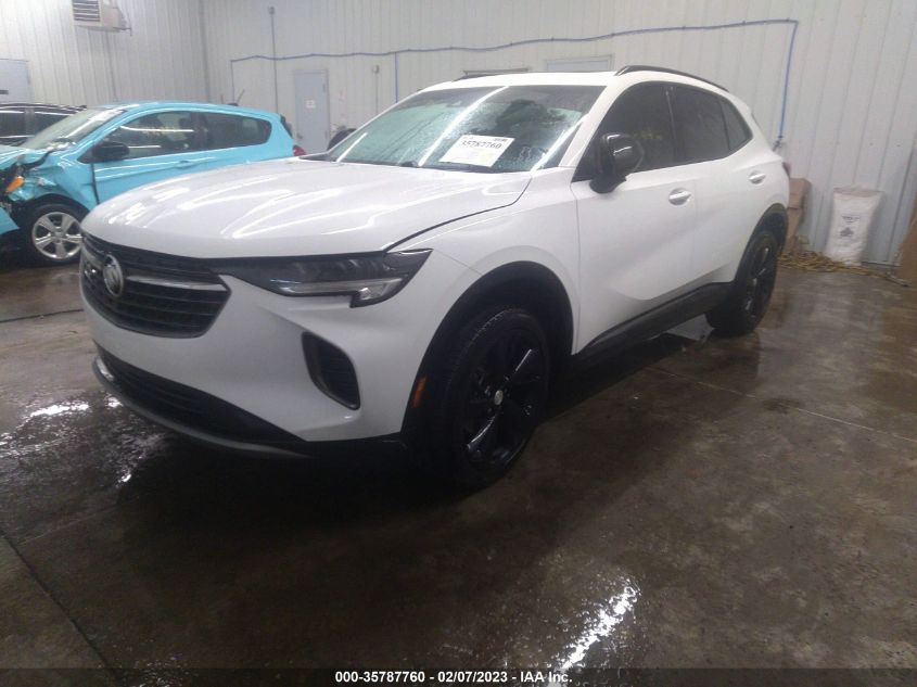 2021 BUICK ENVISION ESSENCE VIN: LRBFZPR43MD164886