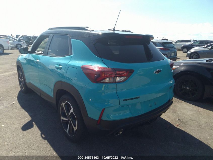 2021 CHEVROLET TRAILBLAZER RS VIN: KL79MTSL6MB158841
