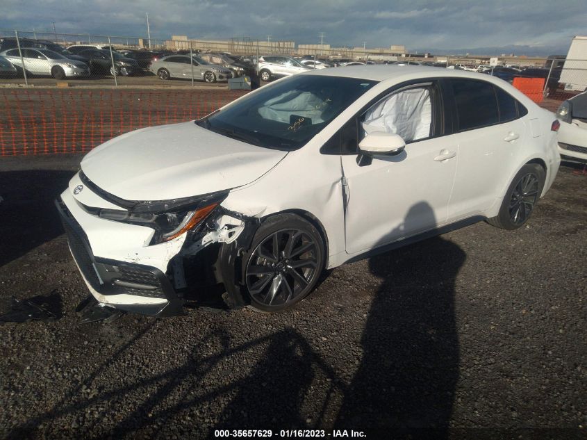 2022 TOYOTA COROLLA SE/SE NIGHTSHADE/APEX SE VIN: JTDS4MCE1N3500556