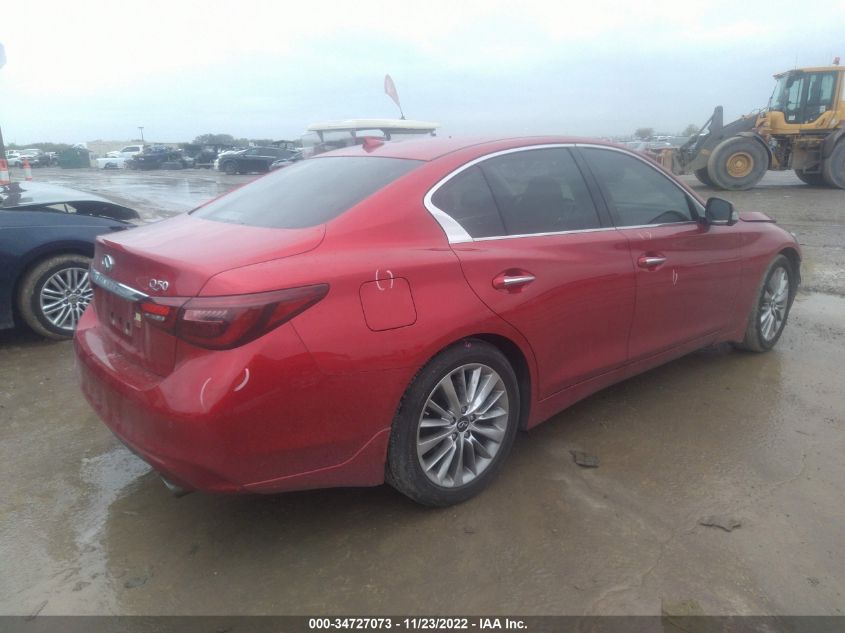 2021 INFINITI Q50 3.0T LUXE VIN: JN1EV7BP7MM700285