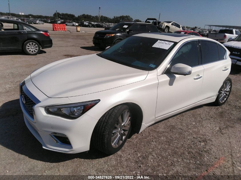 2022 INFINITI Q50 LUXE VIN: JN1EV7BP5NM312134