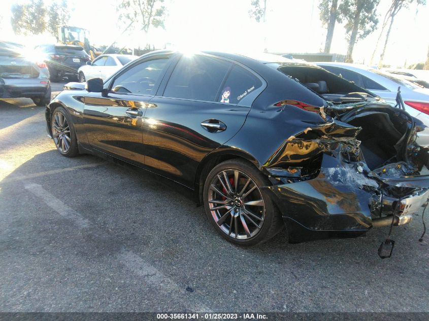 2021 INFINITI Q50 RED SPORT 400 VIN: JN1FV7DP3MM850735