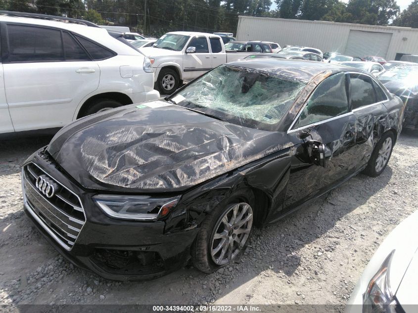 2021 AUDI A4 SEDAN PREMIUM VIN: WAUABAF48MA087335