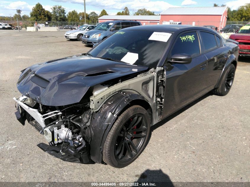 2022 DODGE CHARGER SRT HELLCAT WIDEBODY VIN: 2C3CDXL99NH101629