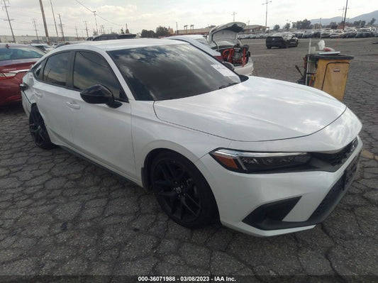 2022 HONDA CIVIC HATCHBACK SPORT VIN: 19XFL2H8XNE013456