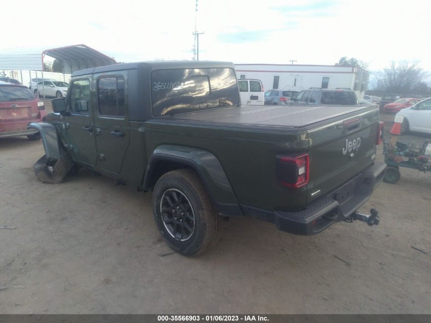 2021 JEEP GLADIATOR OVERLAND VIN: 1C6JJTFMXML586506