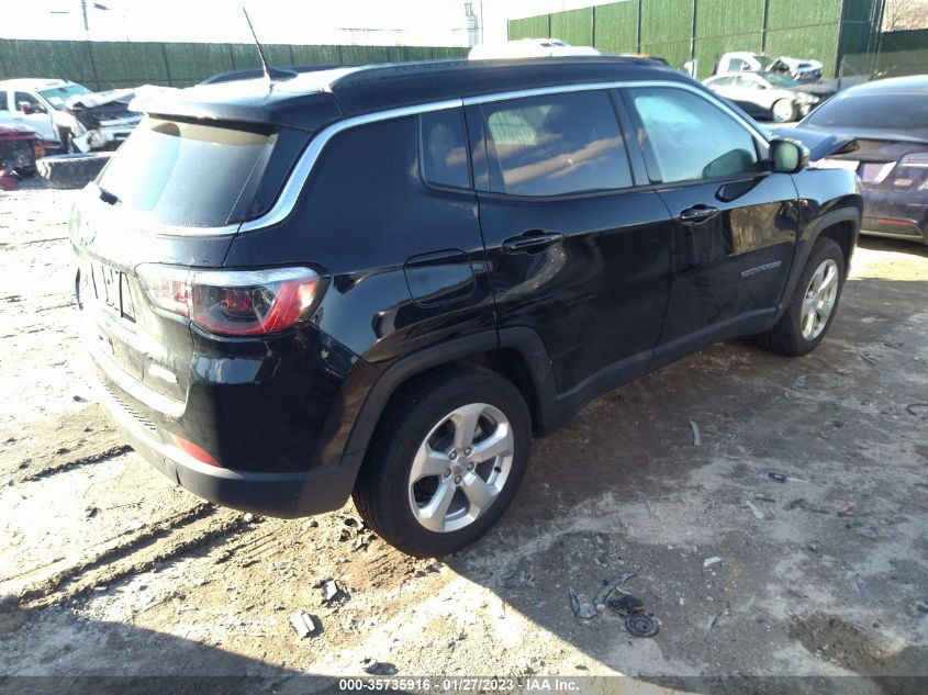 2021 JEEP COMPASS LATITUDE VIN: 3C4NJDBB5MT509809