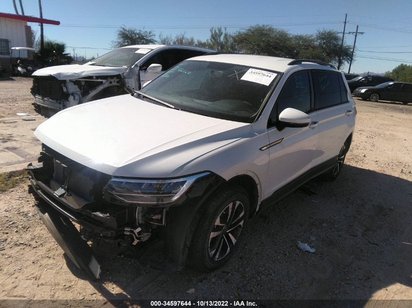 2022 VOLKSWAGEN TIGUAN S VIN: 3VV1B7AXXNM004422
