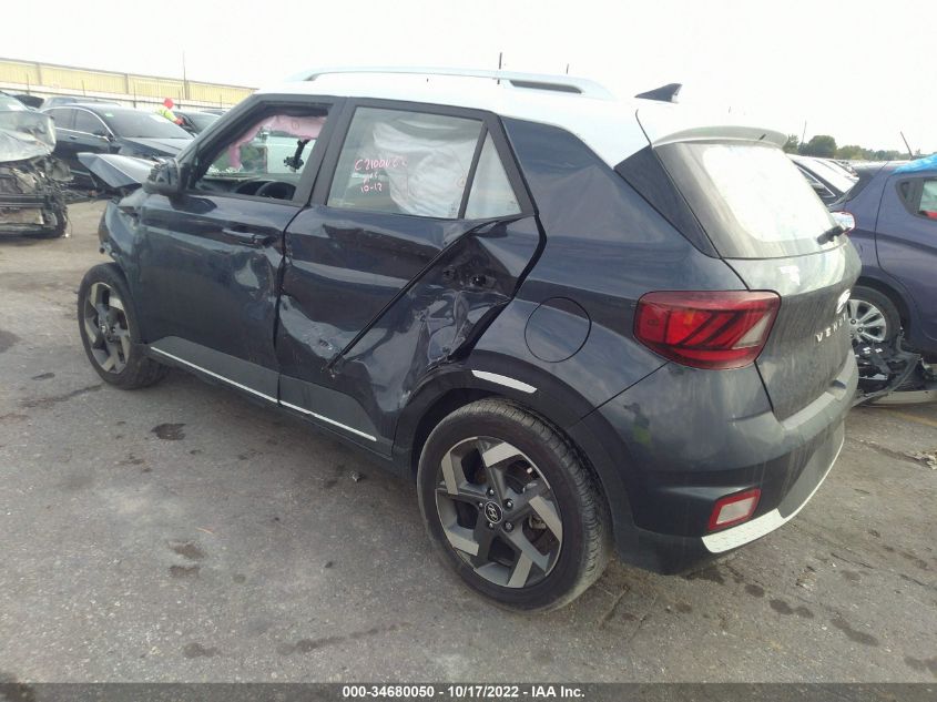 2021 HYUNDAI VENUE DENIM VIN: KMHRC8A37MU129661