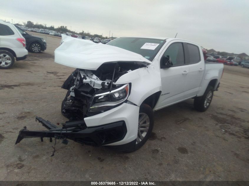2022 CHEVROLET COLORADO 2WD LT VIN: 1GCGSCEN9N1238333