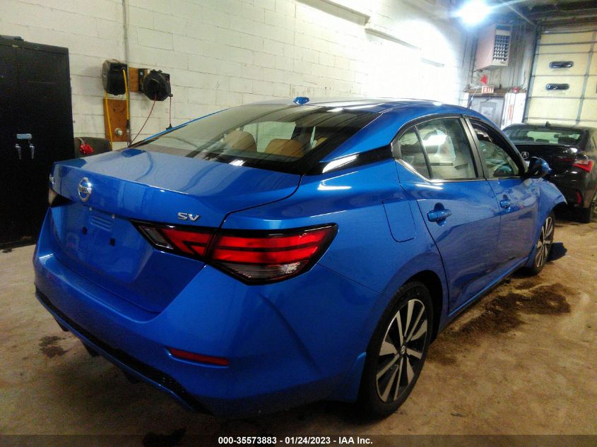 2022 NISSAN SENTRA SV VIN: 3N1AB8CV7NY284294