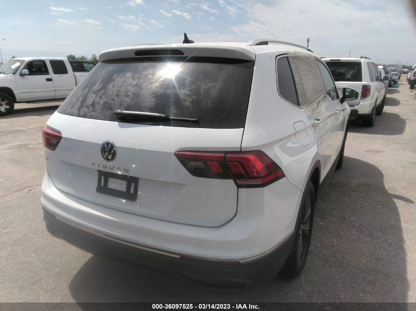 2022 VOLKSWAGEN TIGUAN SE VIN: 3VV3B7AX9NM027862