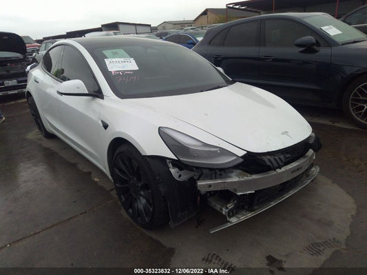 2022 TESLA MODEL 3 PERFORMANCE VIN: 5YJ3E1EC8NF269489