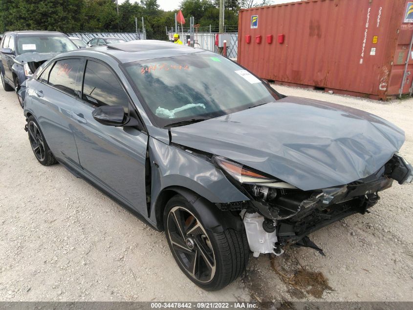 2022 HYUNDAI ELANTRA N LINE VIN: KMHLR4AF5NU233784