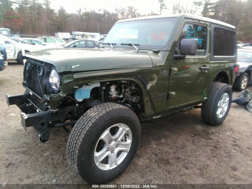 2022 JEEP WRANGLER SPORT S VIN: 1C4GJXAN3NW151515