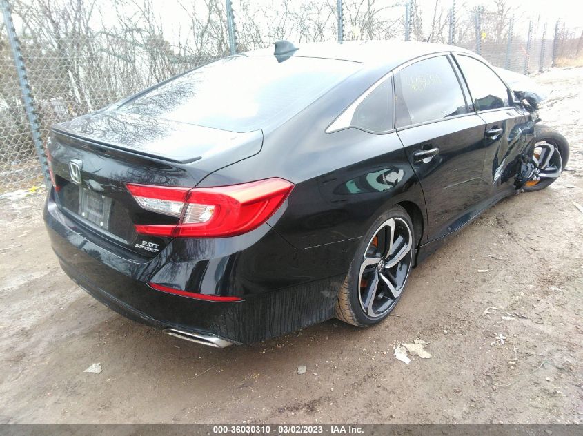 2022 HONDA ACCORD SEDAN SPORT VIN: 1HGCV2F37NA007199