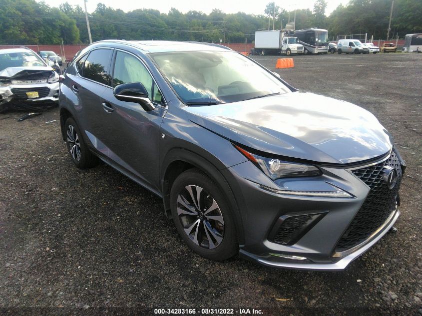 2021 LEXUS NX NX 300 F SPORT VIN: JTJSARDZ3M2257535