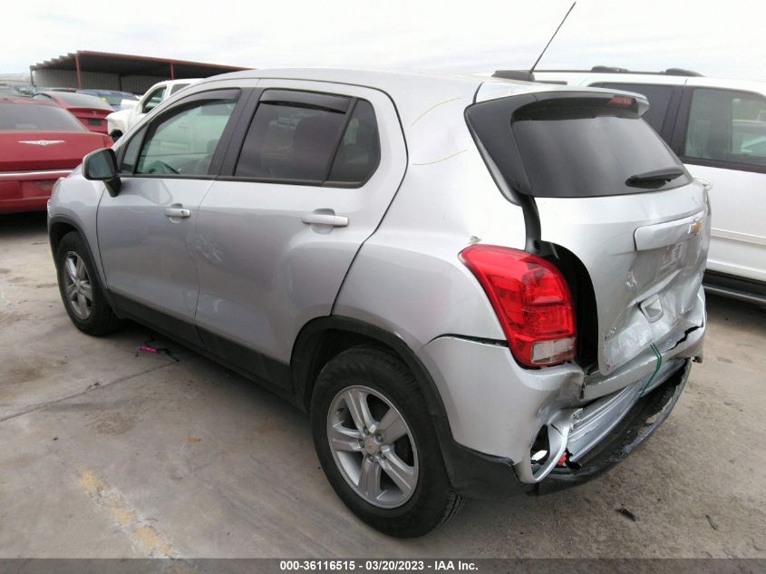 2022 CHEVROLET TRAX LS VIN: KL7CJKSM3NB527710