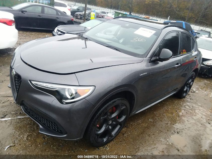 2022 ALFA ROMEO STELVIO VELOCE VIN: ZASPAKBN5N7D32442