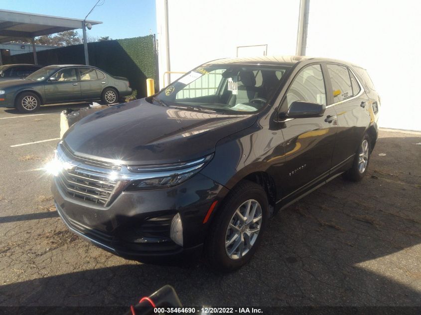 2022 CHEVROLET EQUINOX LT VIN: 2GNAXUEV2N6150967