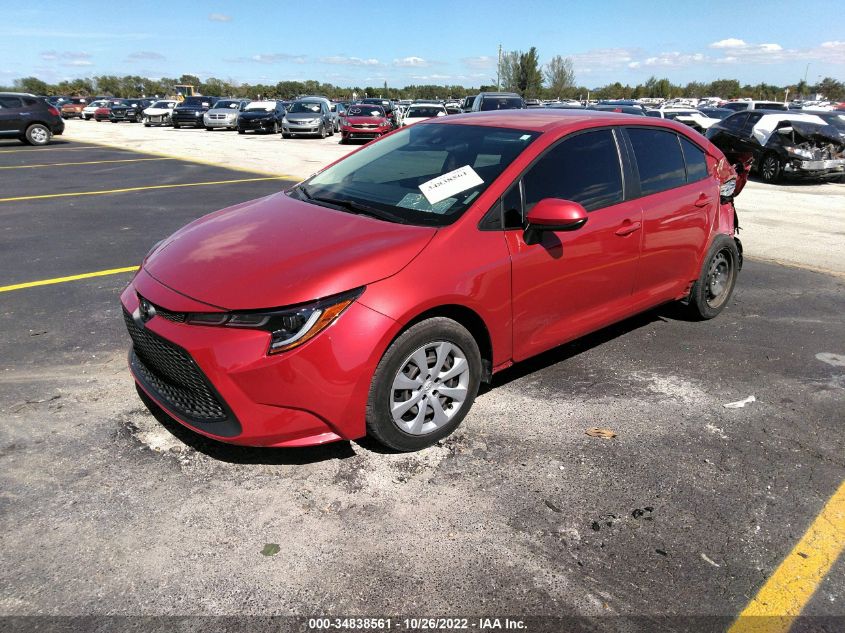 2021 TOYOTA COROLLA LE VIN: 5YFEPMAE5MP197164