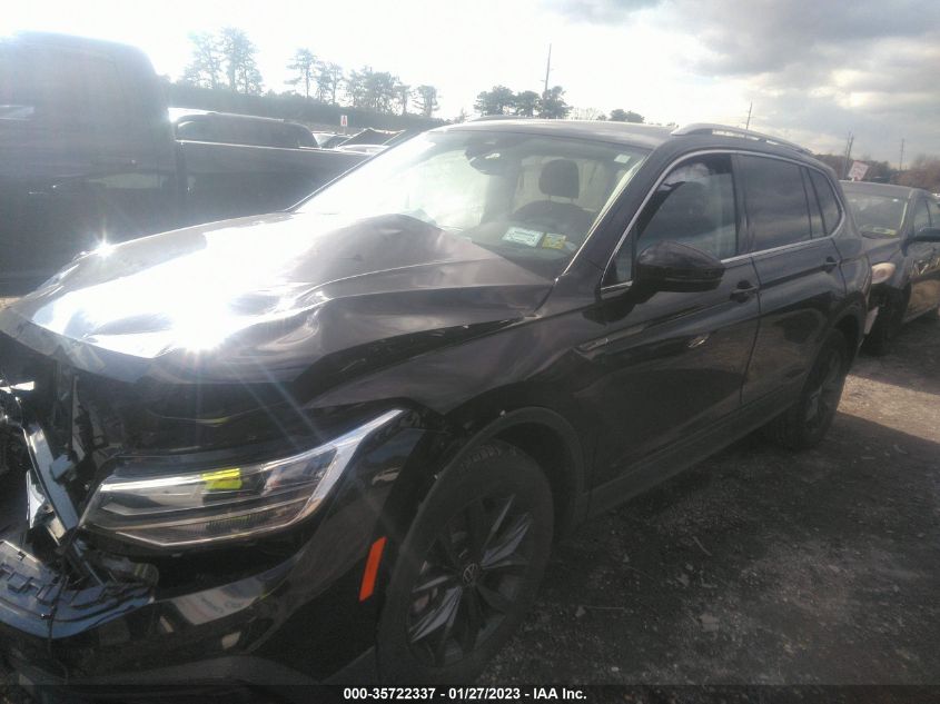 2022 VOLKSWAGEN TIGUAN SE VIN: 3VV2B7AX1NM005706