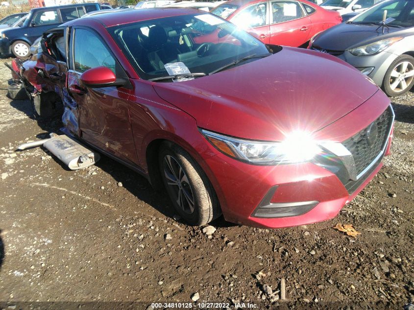 2021 NISSAN SENTRA SV VIN: 3N1AB8CV6MY203574