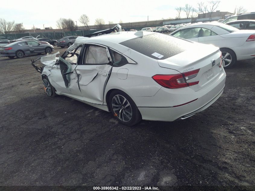 2022 HONDA ACCORD HYBRID EX-L VIN: 1HGCV3F52NA028663