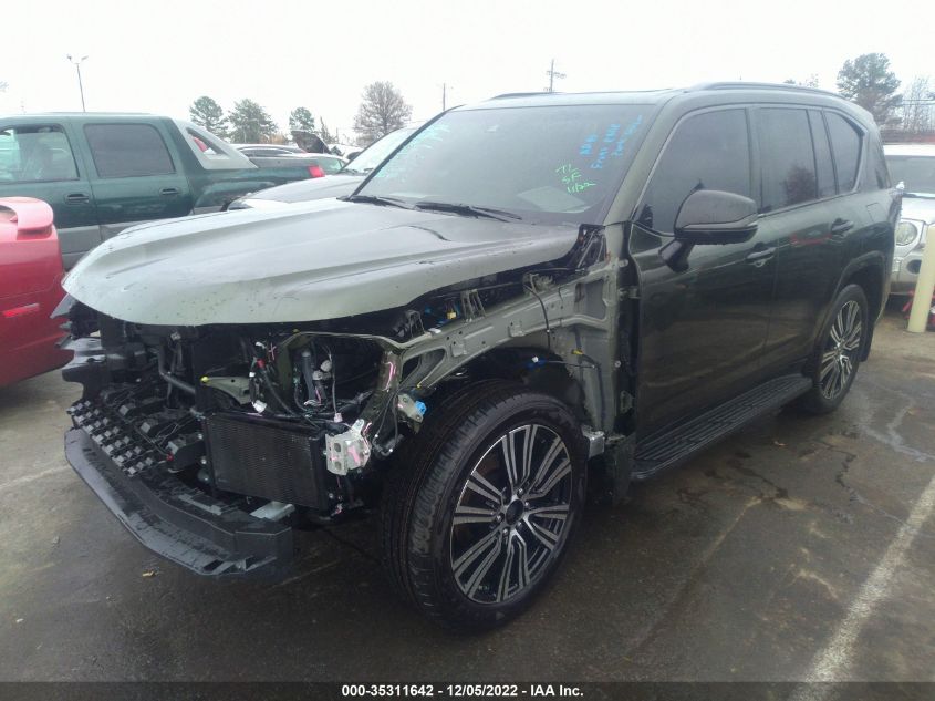 2022 LEXUS LX LX 600 LUXURY VIN: JTJGB7CXXN4006380
