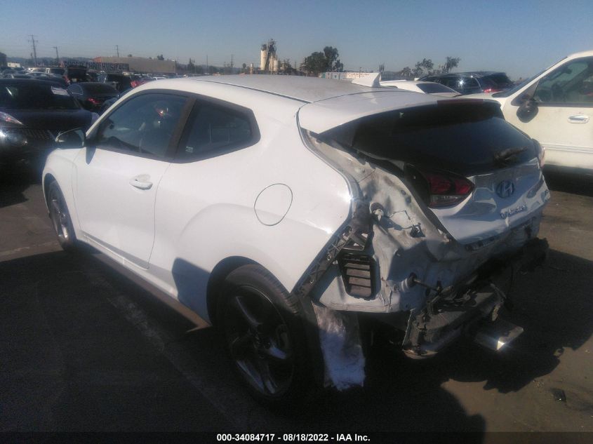 2020 HYUNDAI VELOSTER 2.0 VIN: KMHTG6AFXLU024197