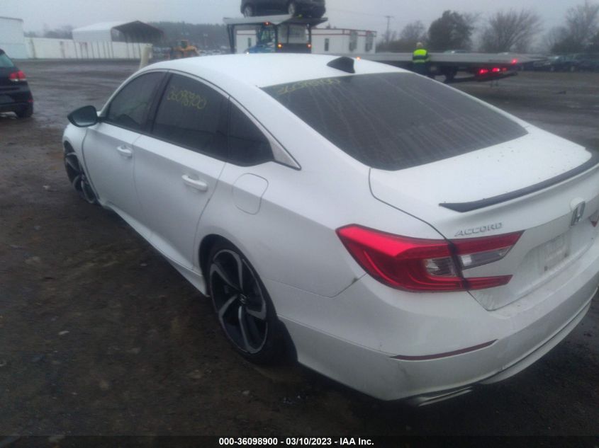 2022 HONDA ACCORD SEDAN SPORT VIN: 1HGCV1F39NA090239