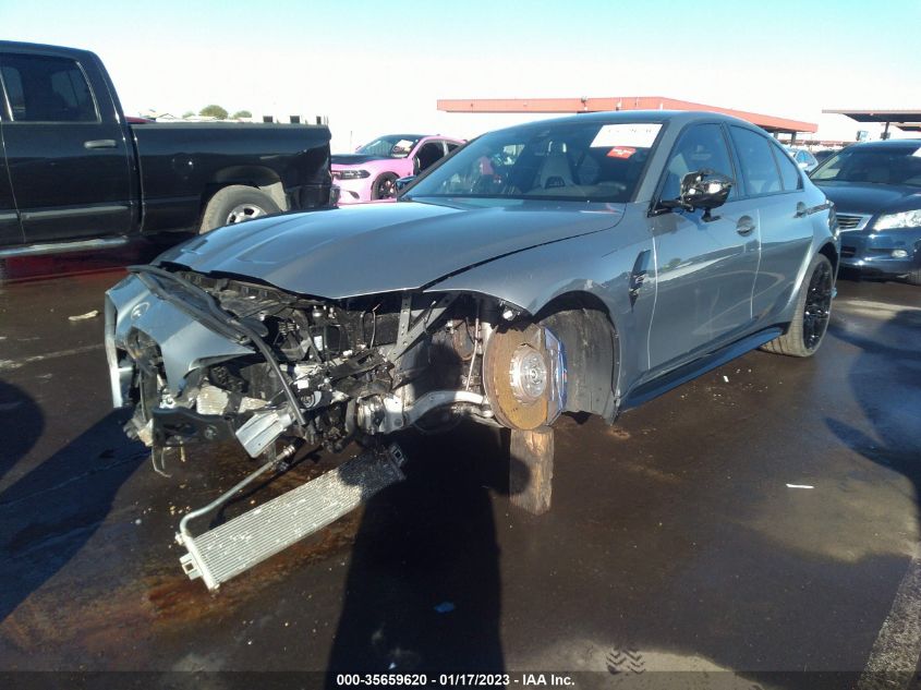 2022 BMW M3 COMPETITION XDRIVE VIN: WBS43AY04NFM56907