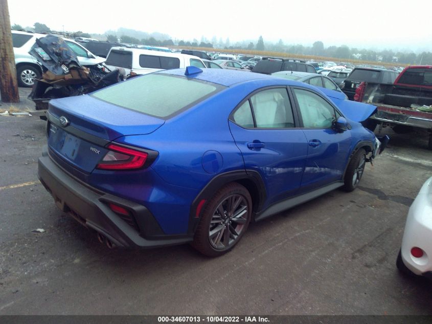 2022 SUBARU WRX VIN: JF1VBAA68N9009045