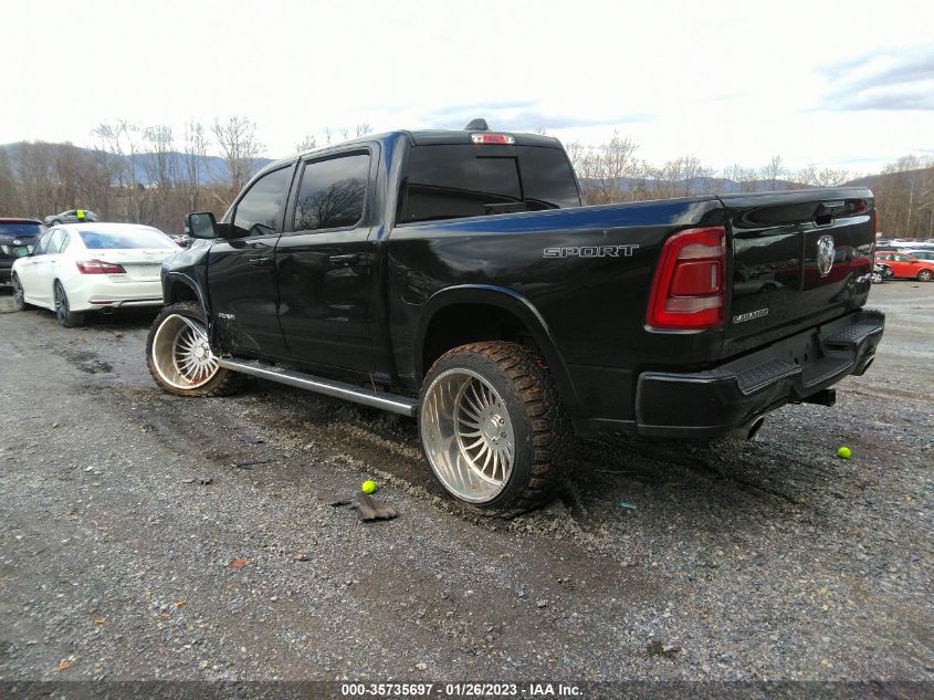 2021 RAM 1500 LARAMIE VIN: 1C6SRFJT7MN718087