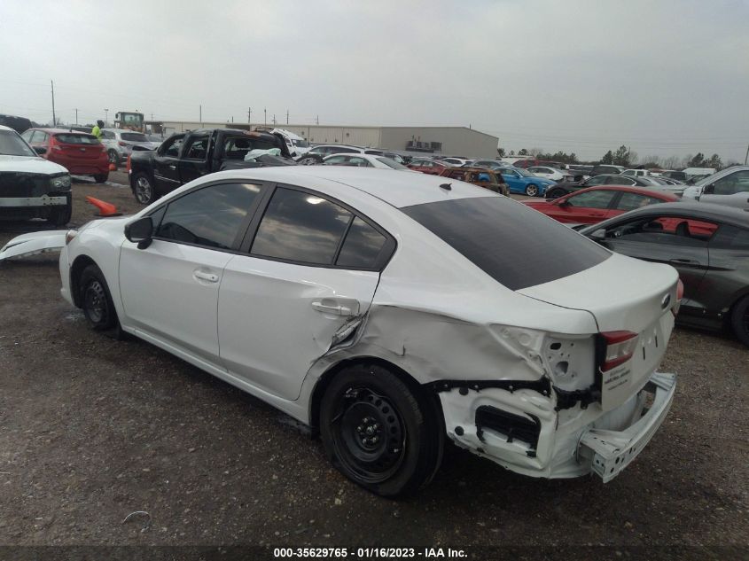 2022 SUBARU IMPREZA VIN: 4S3GKAB67N3609866