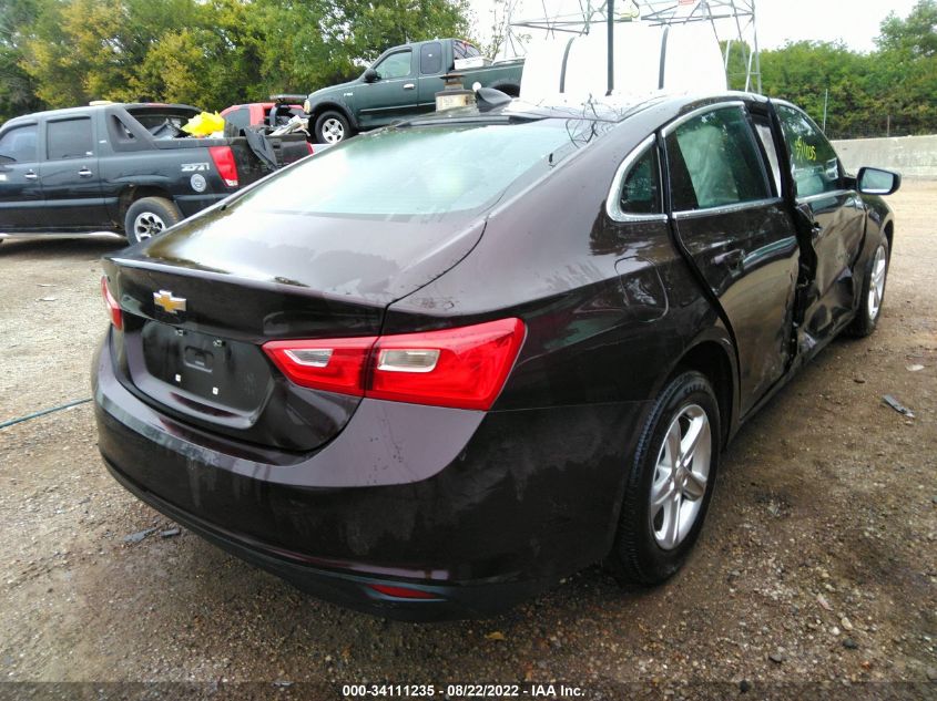 2021 CHEVROLET MALIBU LS VIN: 1G1ZB5ST5MF057991