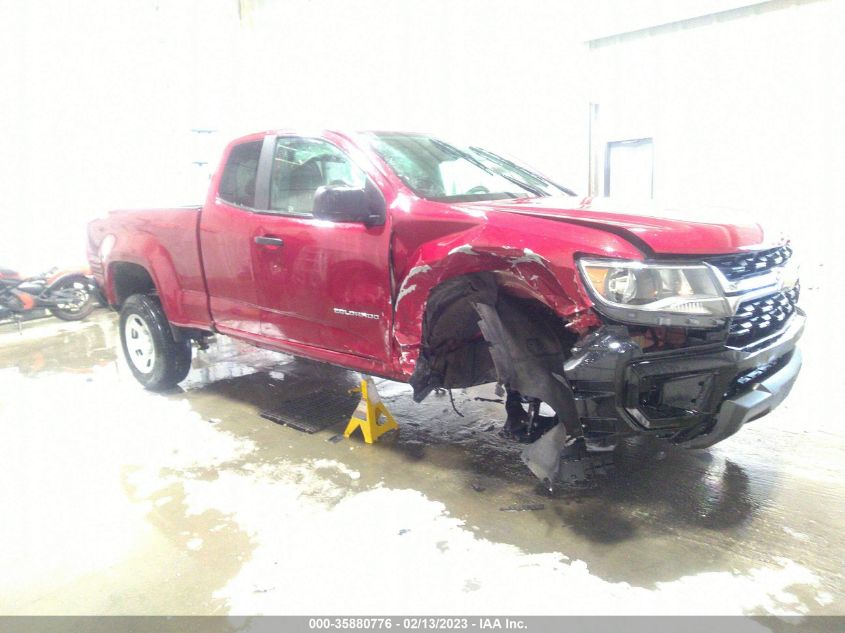 2022 CHEVROLET COLORADO 4WD WORK TRUCK VIN: 1GCHTBEN6N1110367